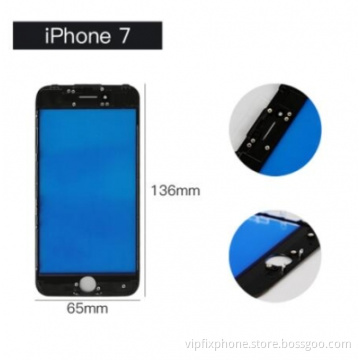 Assembly LCD Screen Bezel Frame Bracket Holder glass cover for iPhone 5S 6 6S 7